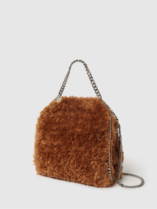 Stella McCartney Handbags - Falabella Plush Teddy mini Tote Bag new , ginger color